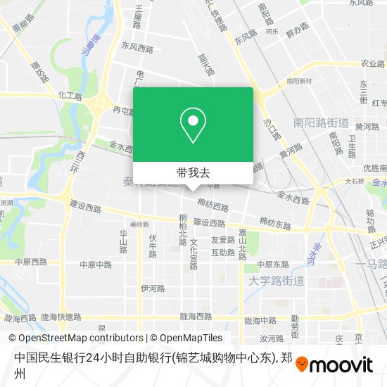 中国民生银行24小时自助银行(锦艺城购物中心东)地图