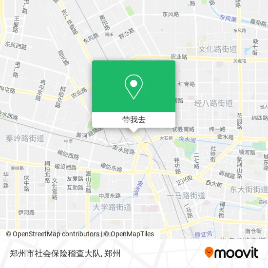 郑州市社会保险稽查大队地图