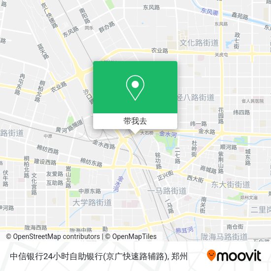 中信银行24小时自助银行(京广快速路辅路)地图