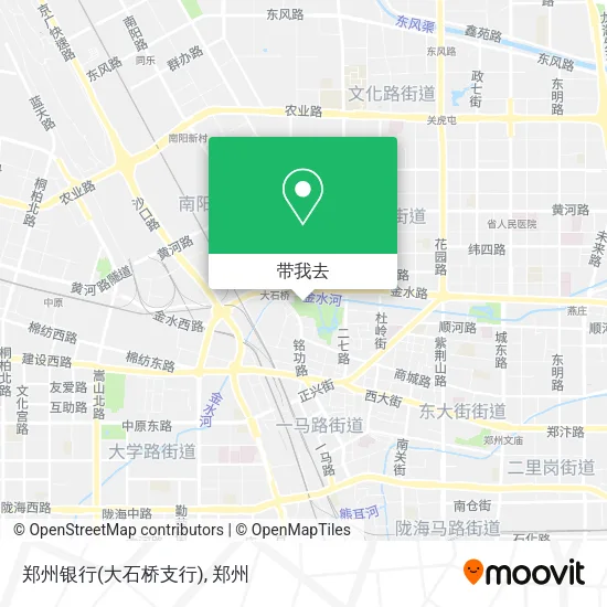 郑州银行(大石桥支行)地图