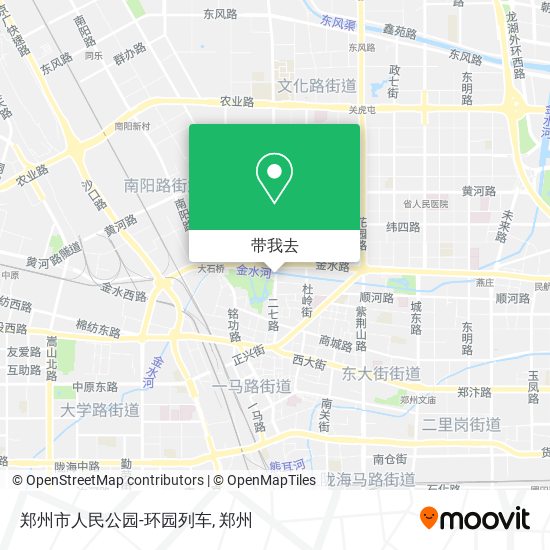 郑州市人民公园-环园列车地图