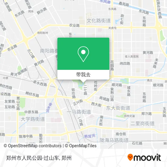 郑州市人民公园-过山车地图
