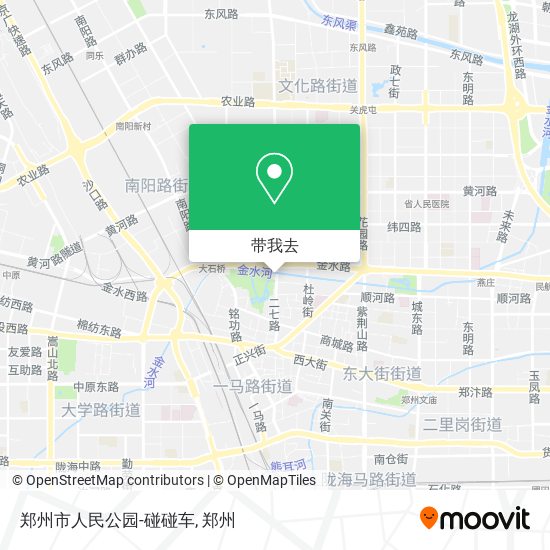 郑州市人民公园-碰碰车地图