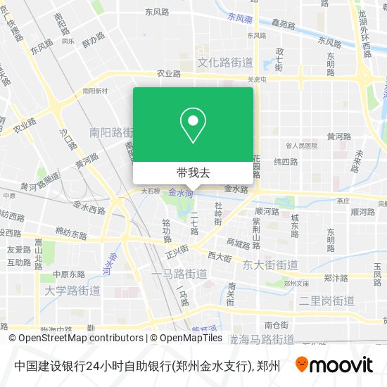 中国建设银行24小时自助银行(郑州金水支行)地图