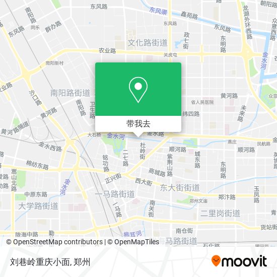 刘巷岭重庆小面地图