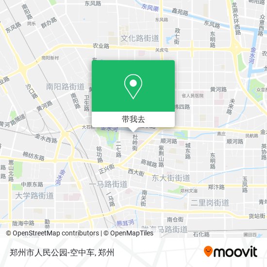 郑州市人民公园-空中车地图