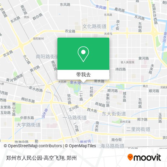 郑州市人民公园-高空飞翔地图