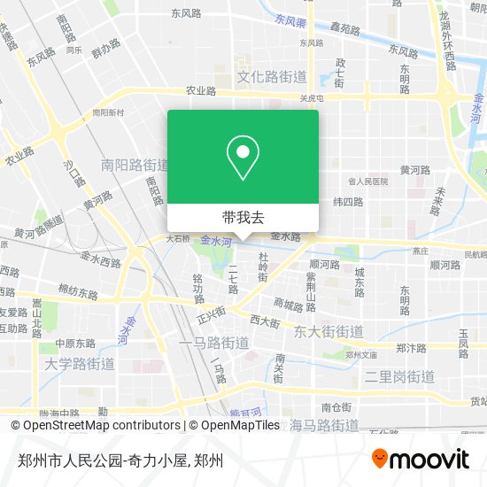 郑州市人民公园-奇力小屋地图