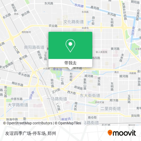 友谊四季广场-停车场地图