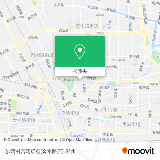 沙湾村宫廷糕点(金水路店)地图