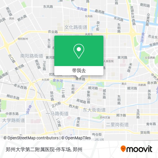 郑州大学第二附属医院-停车场地图