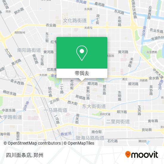 四川面条店地图