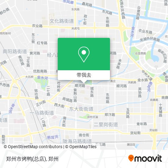 郑州市烤鸭(总店)地图