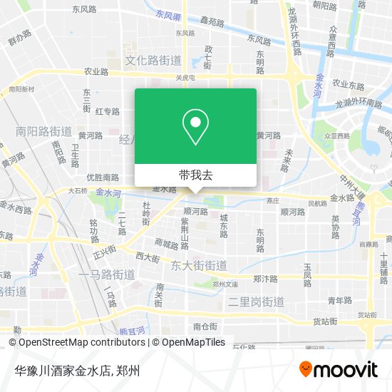 华豫川酒家金水店地图