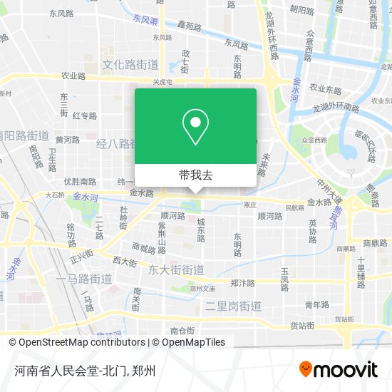 河南省人民会堂-北门地图