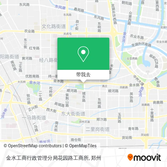 金水工商行政管理分局花园路工商所地图