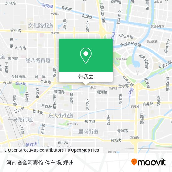 河南省金河宾馆-停车场地图