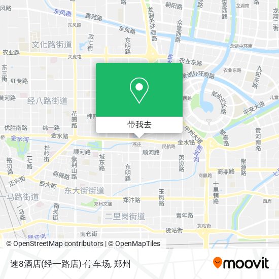速8酒店(经一路店)-停车场地图