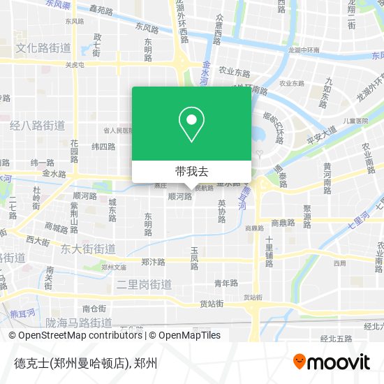 德克士(郑州曼哈顿店)地图