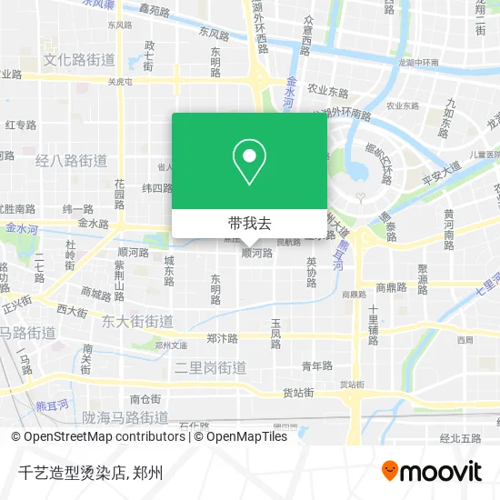 千艺造型烫染店地图