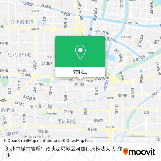 郑州市城市管理行政执法局城区河道行政执法大队地图