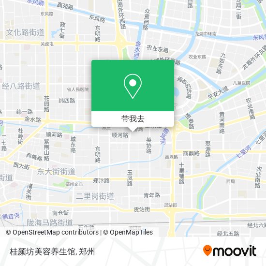 桂颜坊美容养生馆地图