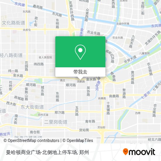 曼哈顿商业广场-北侧地上停车场地图