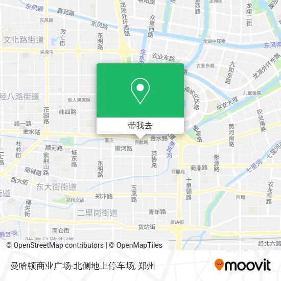 曼哈顿商业广场-北侧地上停车场地图