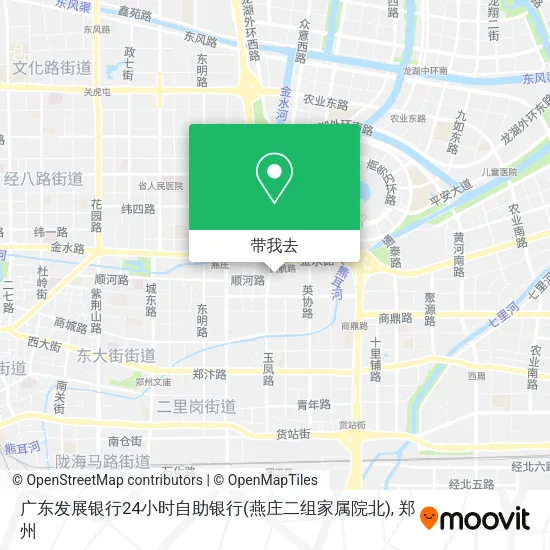 广东发展银行24小时自助银行(燕庄二组家属院北)地图
