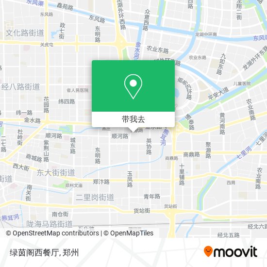 绿茵阁西餐厅地图