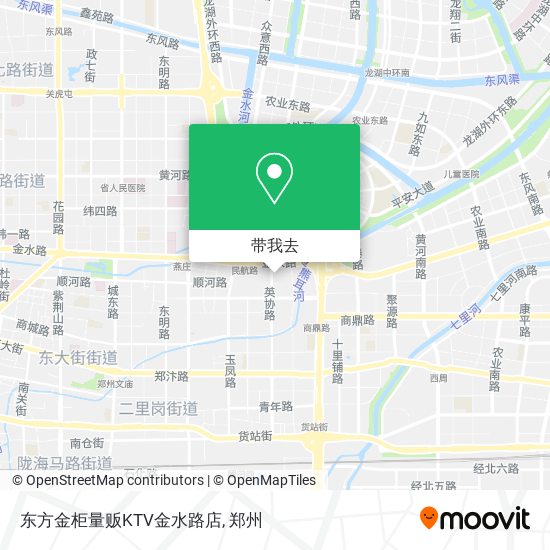 东方金柜量贩KTV金水路店地图