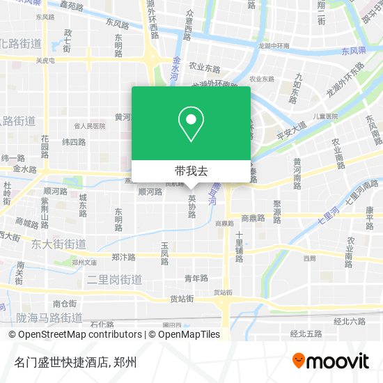 名门盛世快捷酒店地图