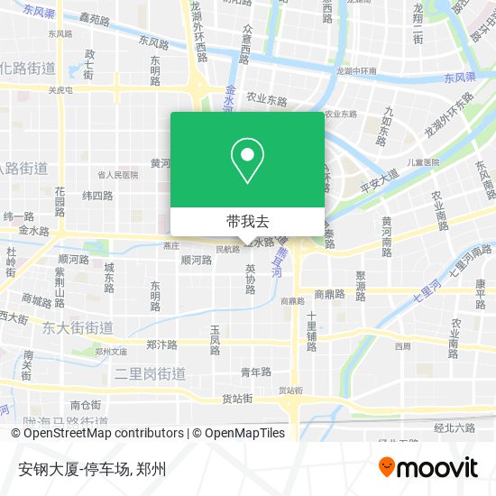 安钢大厦-停车场地图