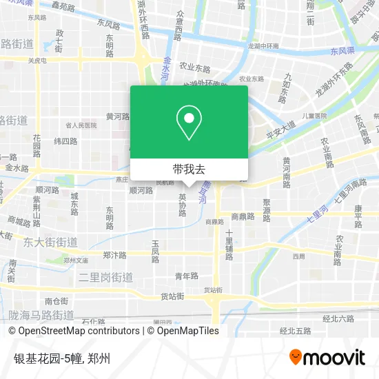 银基花园-5幢地图