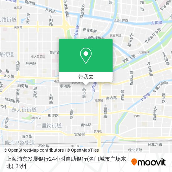 上海浦东发展银行24小时自助银行(名门城市广场东北)地图