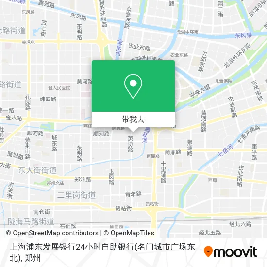 上海浦东发展银行24小时自助银行(名门城市广场东北)地图