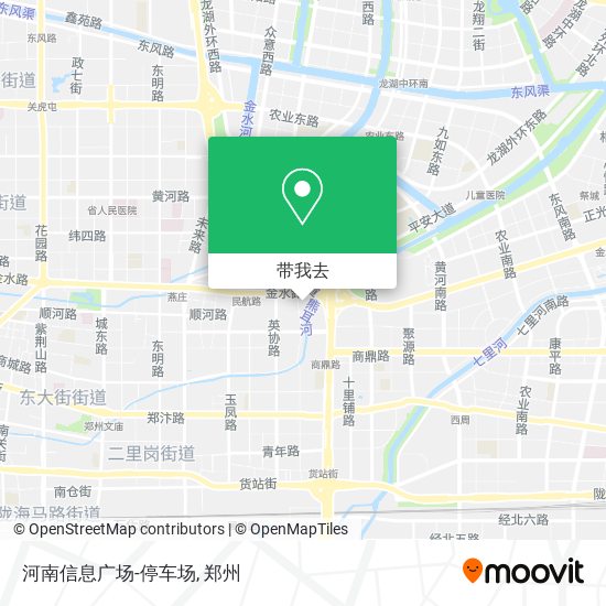 河南信息广场-停车场地图