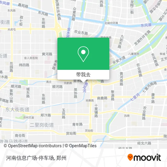 河南信息广场-停车场地图