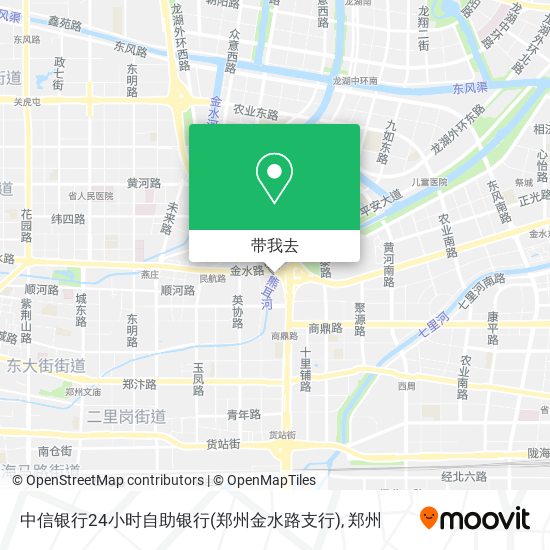 中信银行24小时自助银行(郑州金水路支行)地图