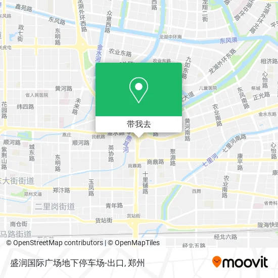盛润国际广场地下停车场-出口地图