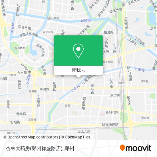 杏林大药房(郑州祥盛路店)地图