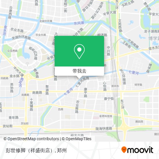 彭世修脚（祥盛街店）地图