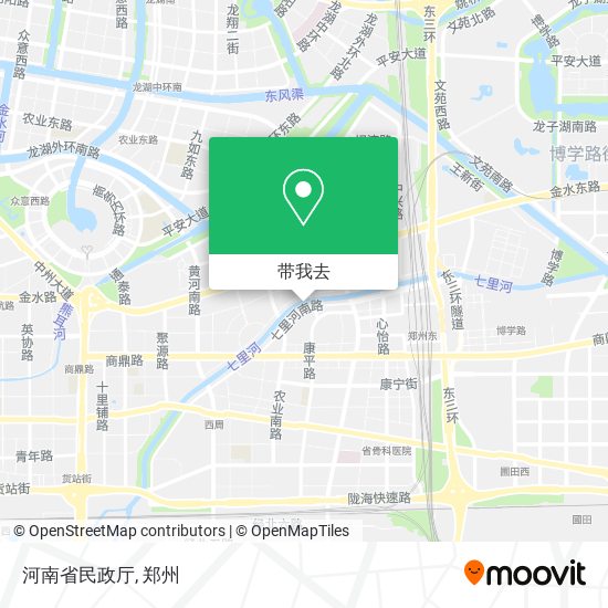 河南省民政厅地图