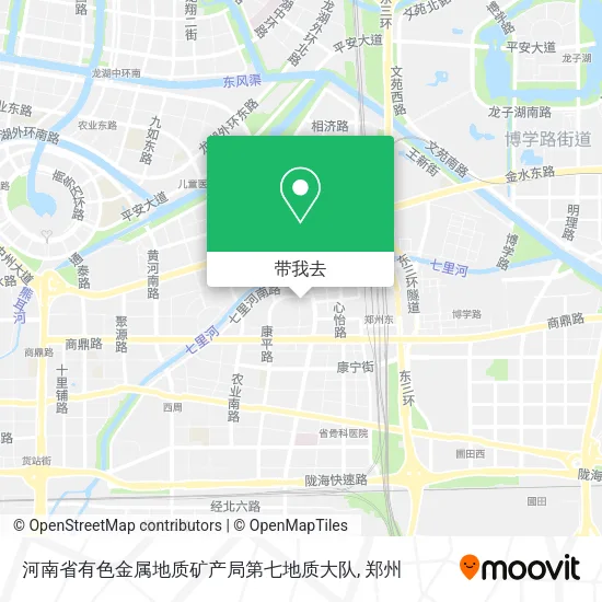 河南省有色金属地质矿产局第七地质大队地图