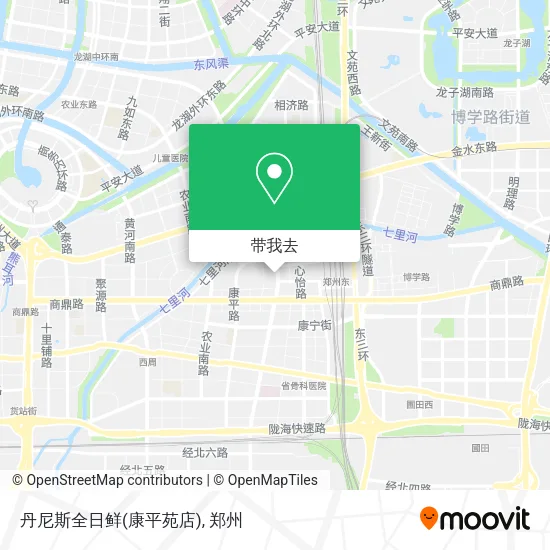 丹尼斯全日鲜(康平苑店)地图