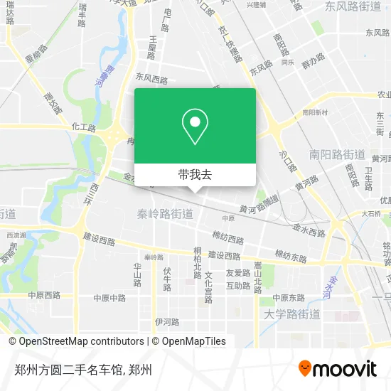 郑州方圆二手名车馆地图