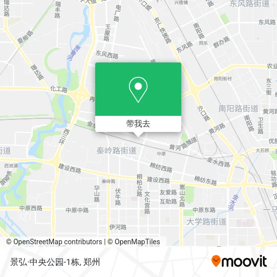 景弘·中央公园-1栋地图