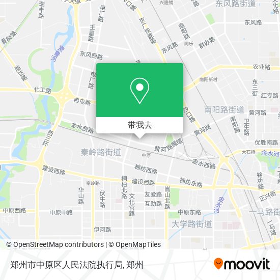 郑州市中原区人民法院执行局地图