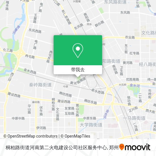 桐柏路街道河南第二火电建设公司社区服务中心地图