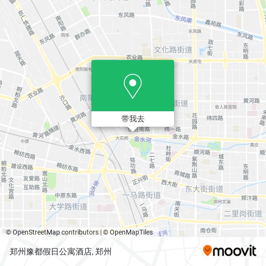 郑州豫都假日公寓酒店地图